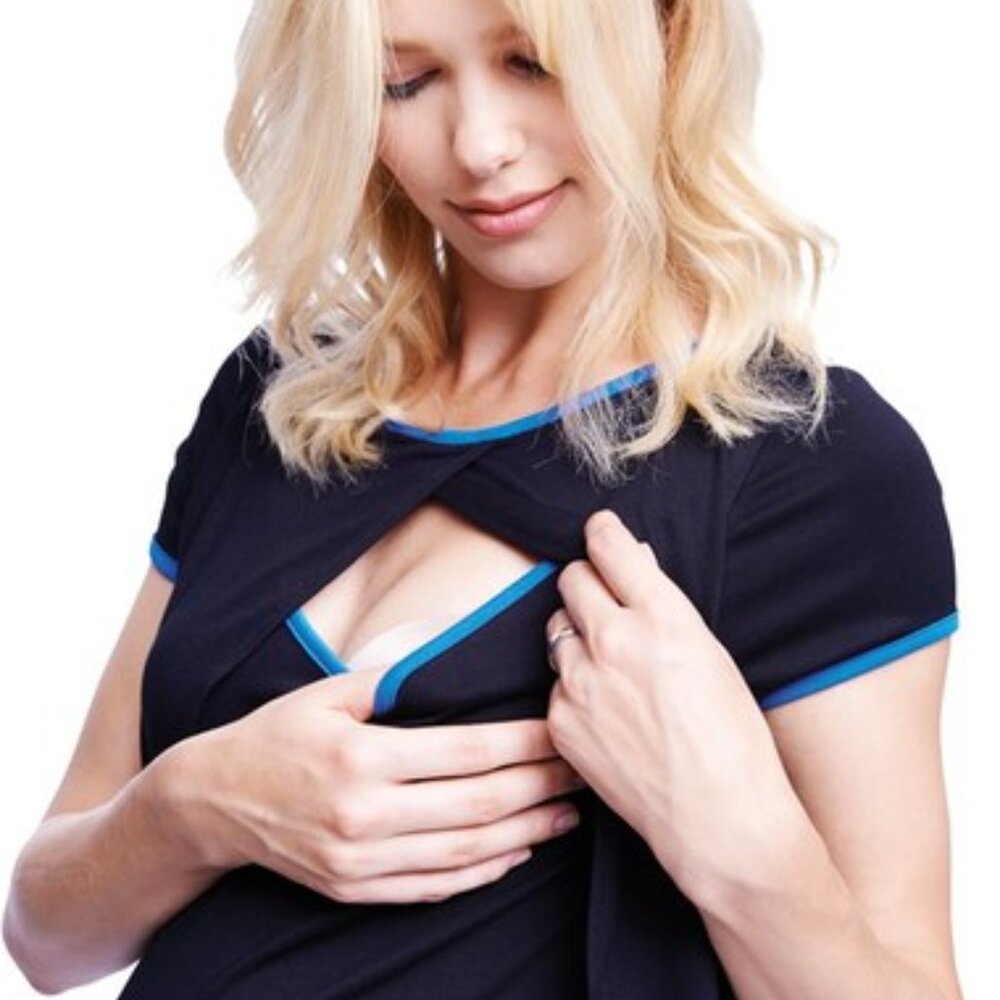 Maternal America Maternity & Nursing Cross Over Dress